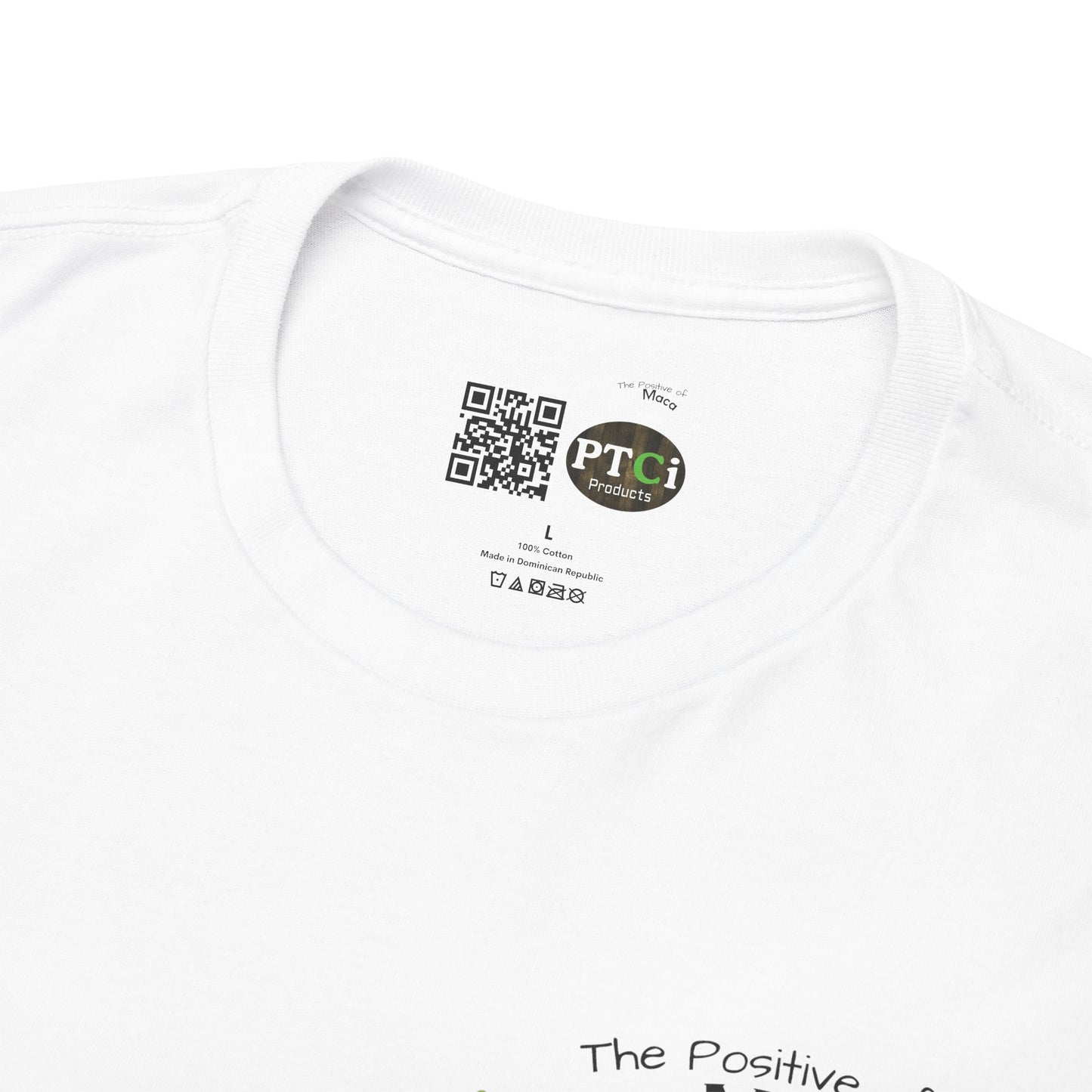 Maca Tee ( Simple ) - The Positive of Maca Powder Unisex Heavy Cotton Shirt