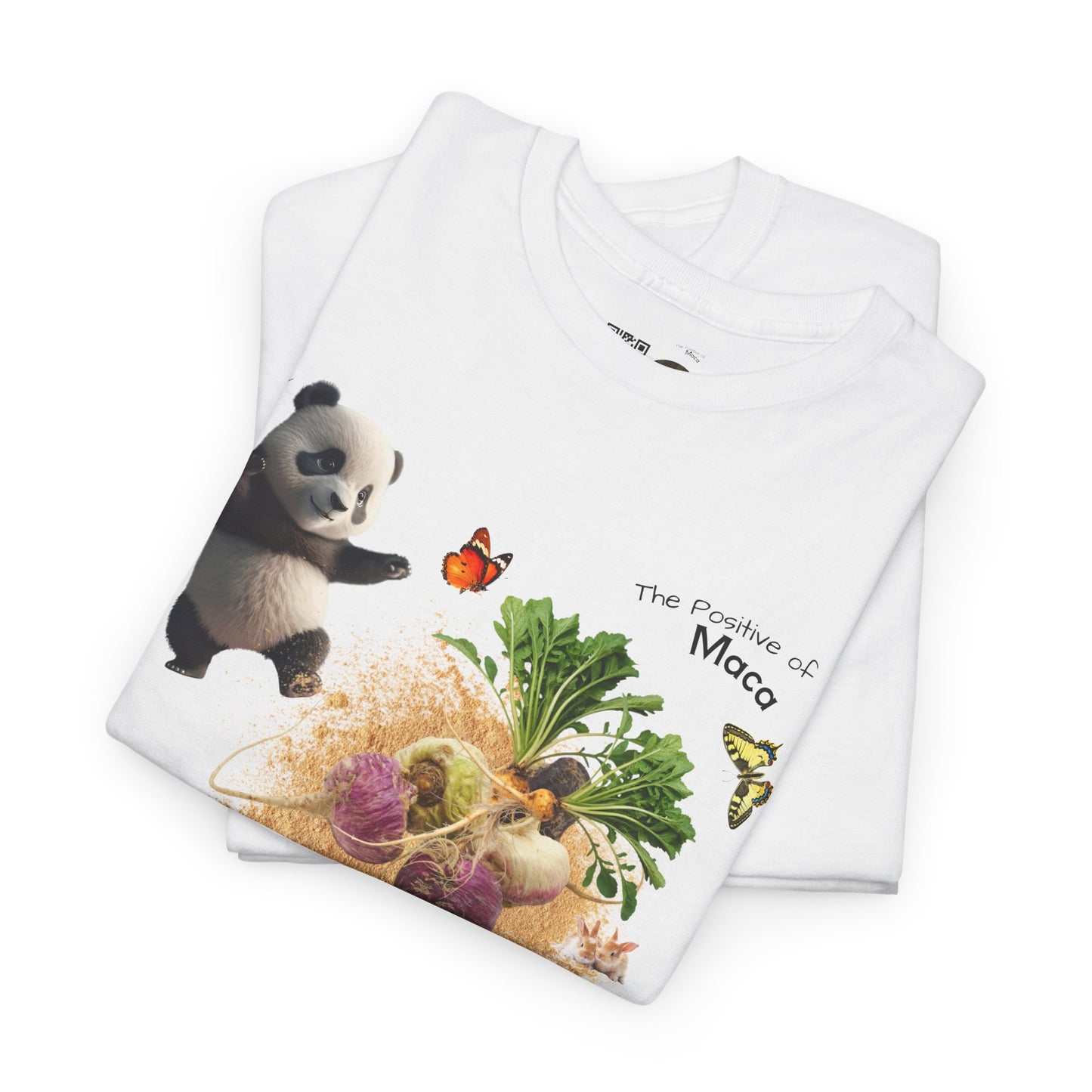Maca Tee - The Positive of Maca Powder Unisex Heavy Cotton Shirt