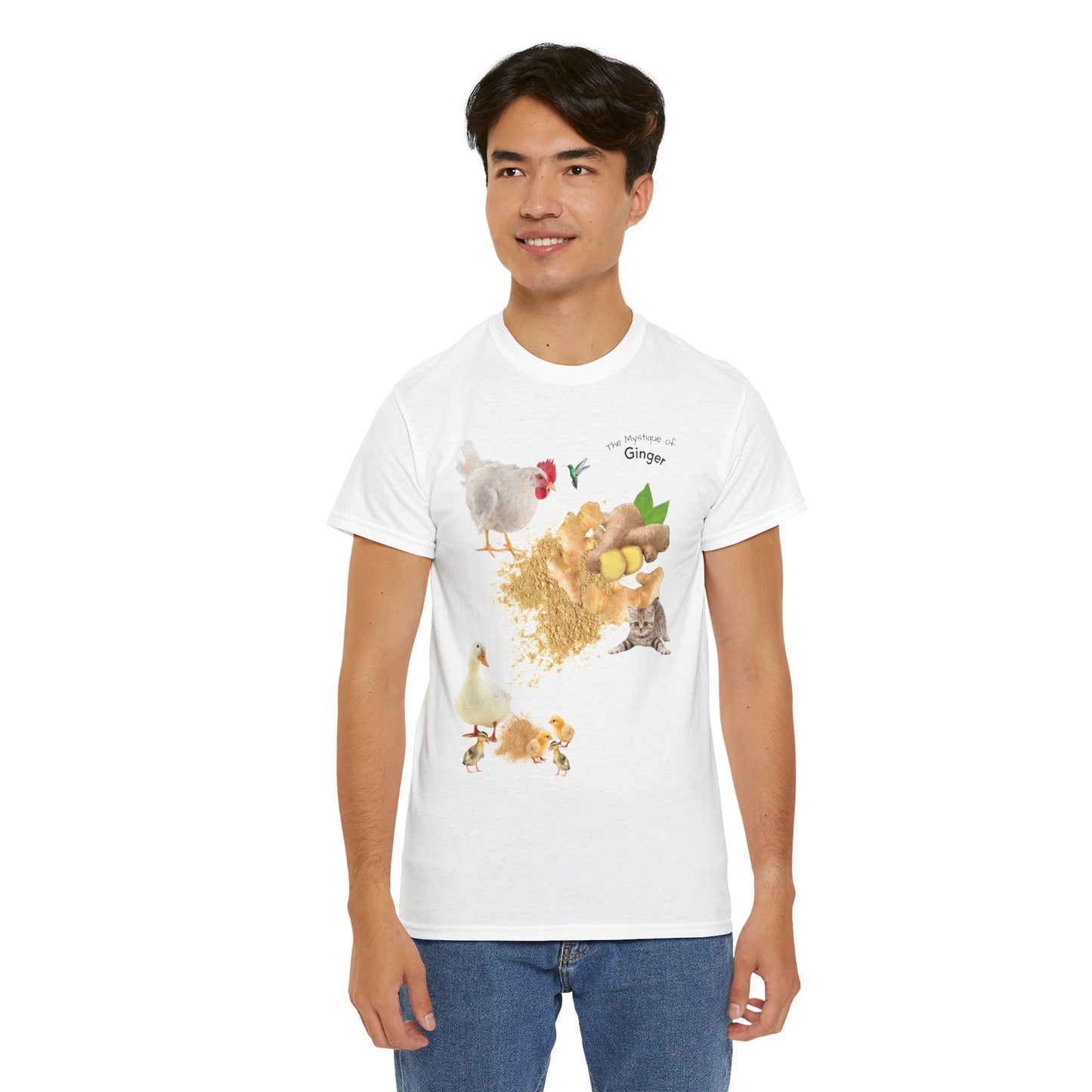 Ginger Tee - The Mystique of Ginger Powder Unisex Heavy Cotton Shirt