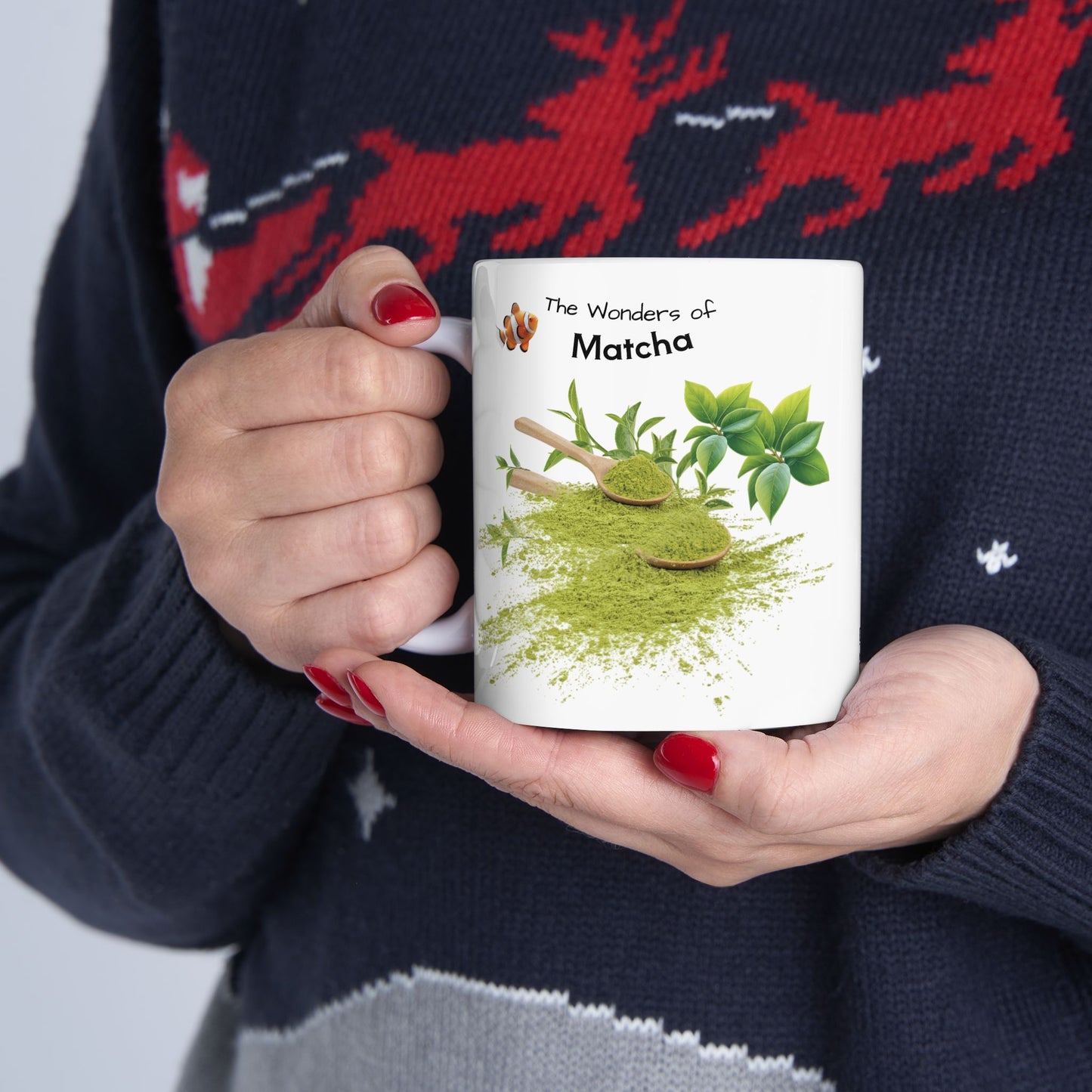 Matcha mug - Farm Fresh Ceramic Mug - Perfect for Coffee Lovers.
