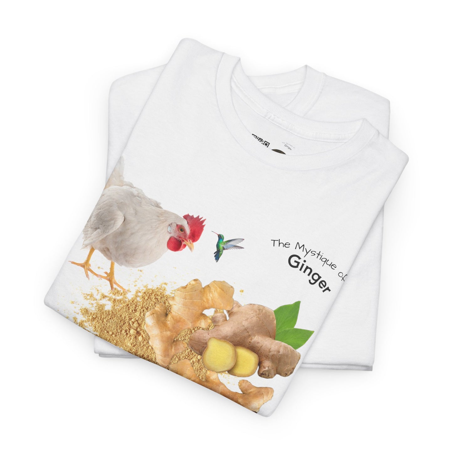 Ginger Tee - The Mystique of Ginger Powder Unisex Heavy Cotton Shirt