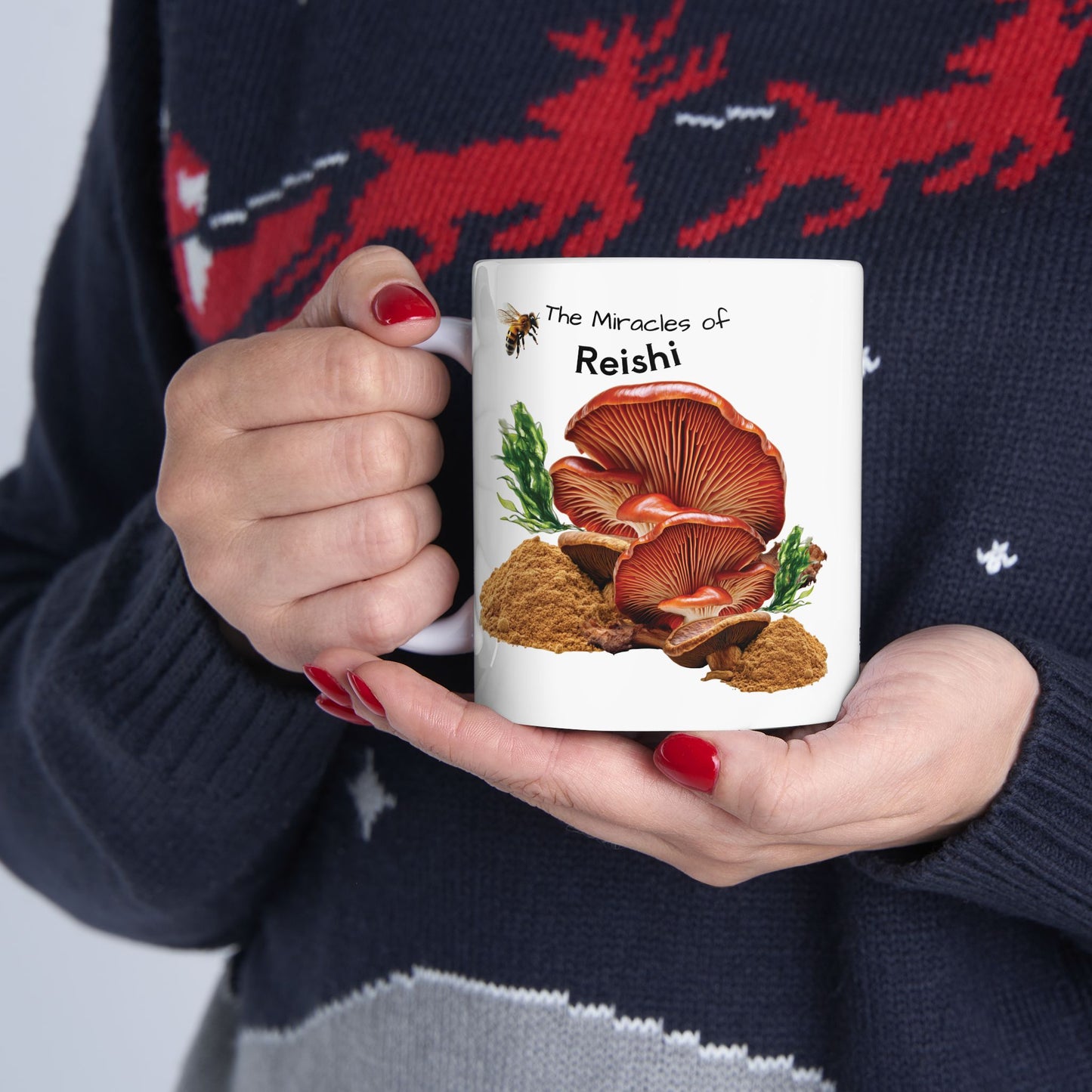 Reishi mug - Farm Fresh Ceramic Mug - Perfect for Coffee Lovers.