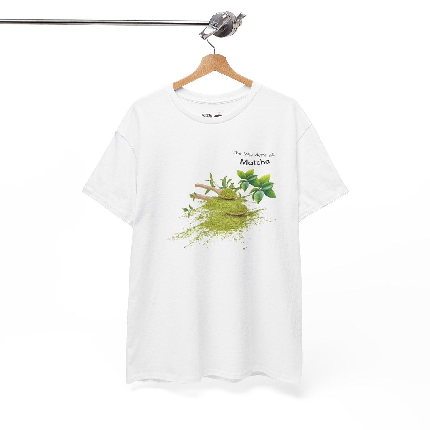 Matcha Tee  ( Simple )- The Wonders of Matcha Powder Unisex Heavy Cotton Shirt