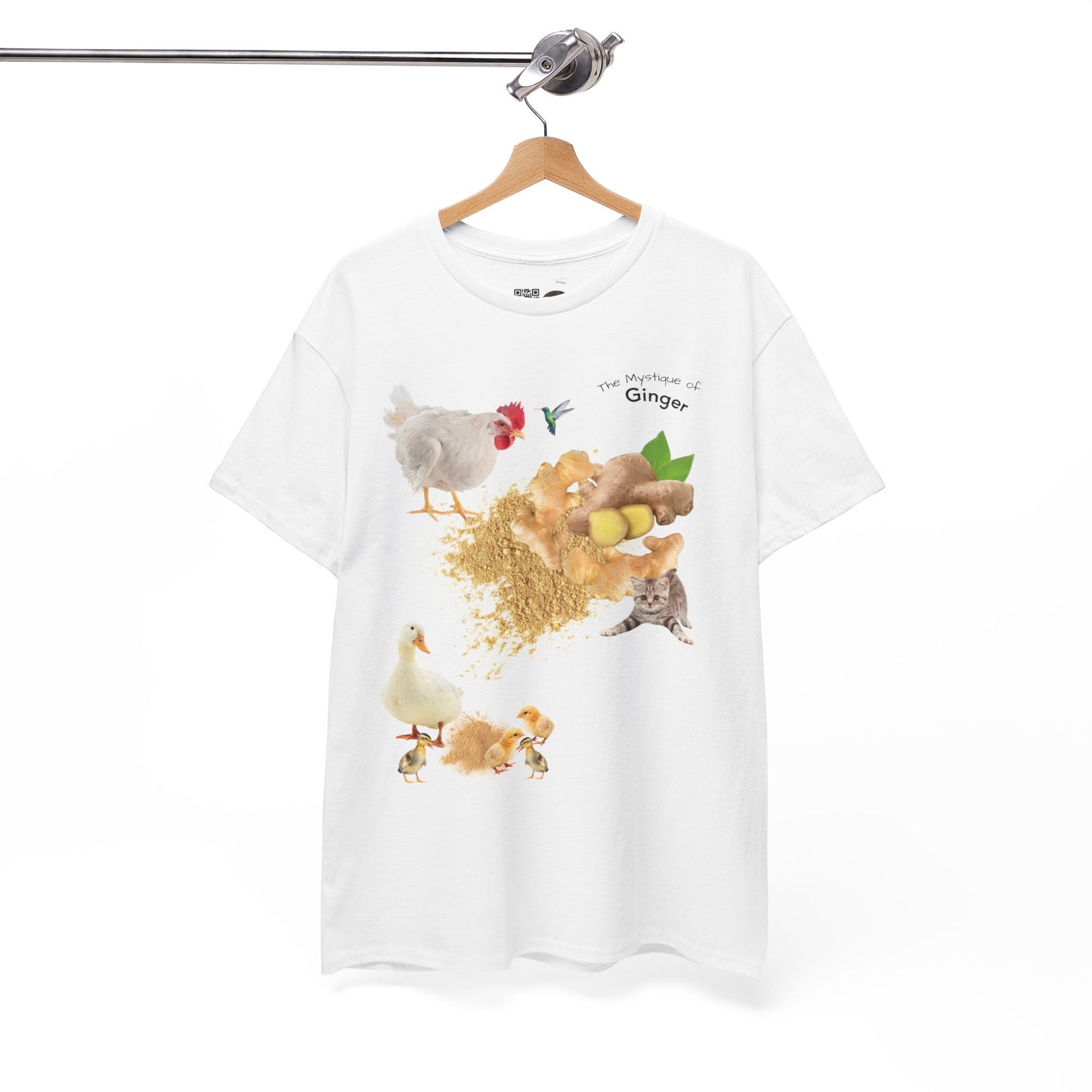 Ginger Tee - The Mystique of Ginger Powder Unisex Heavy Cotton Shirt