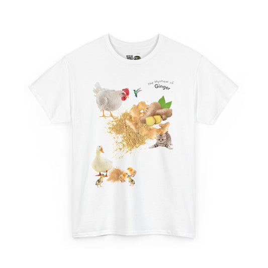 Ginger Tee - The Mystique of Ginger Powder Unisex Heavy Cotton Shirt