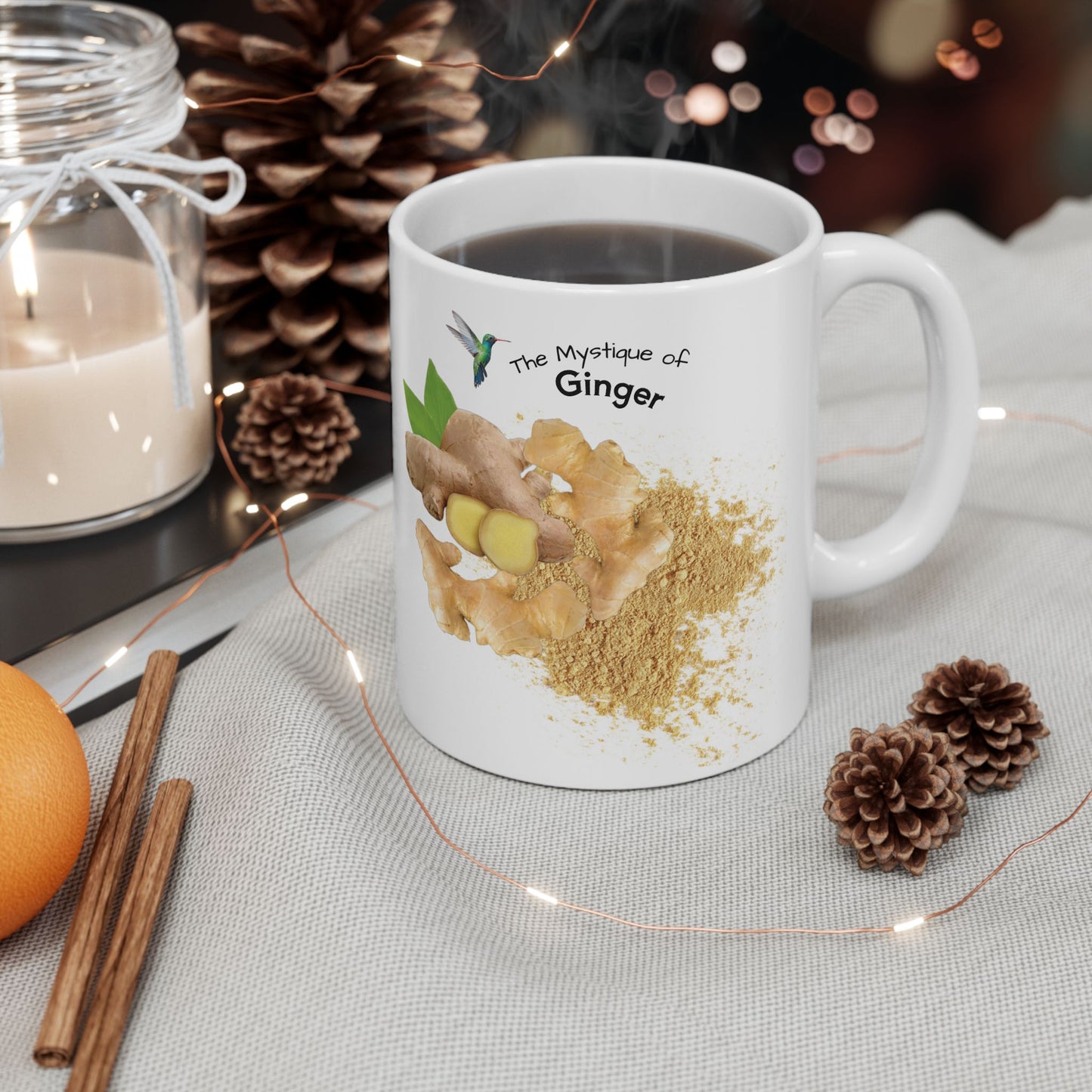 Ginger mug - Farm Fresh Ceramic Mug - Perfect for Coffee Lovers.