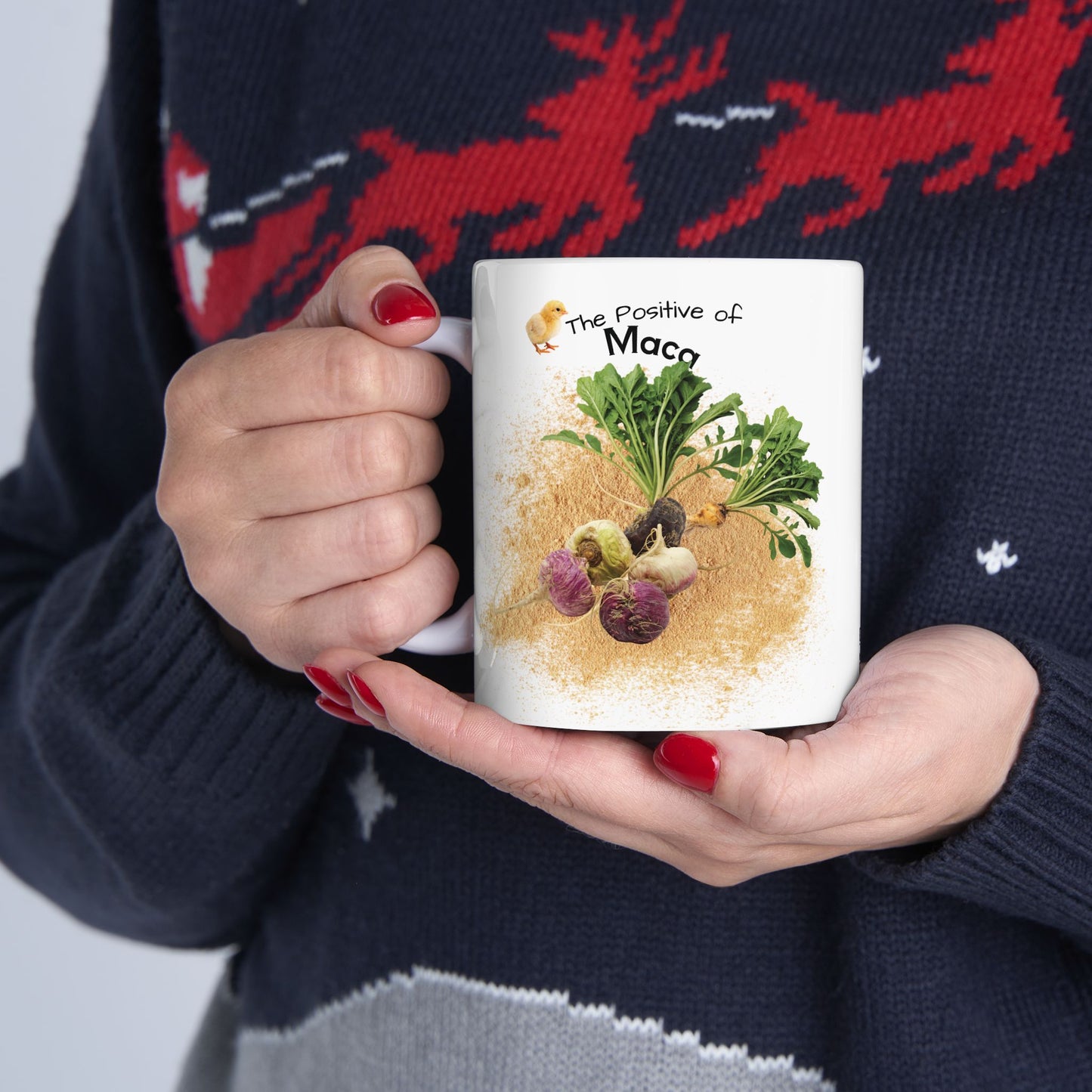 Maca mug - Farm Fresh Ceramic Mug - Perfect for Coffee Lovers.