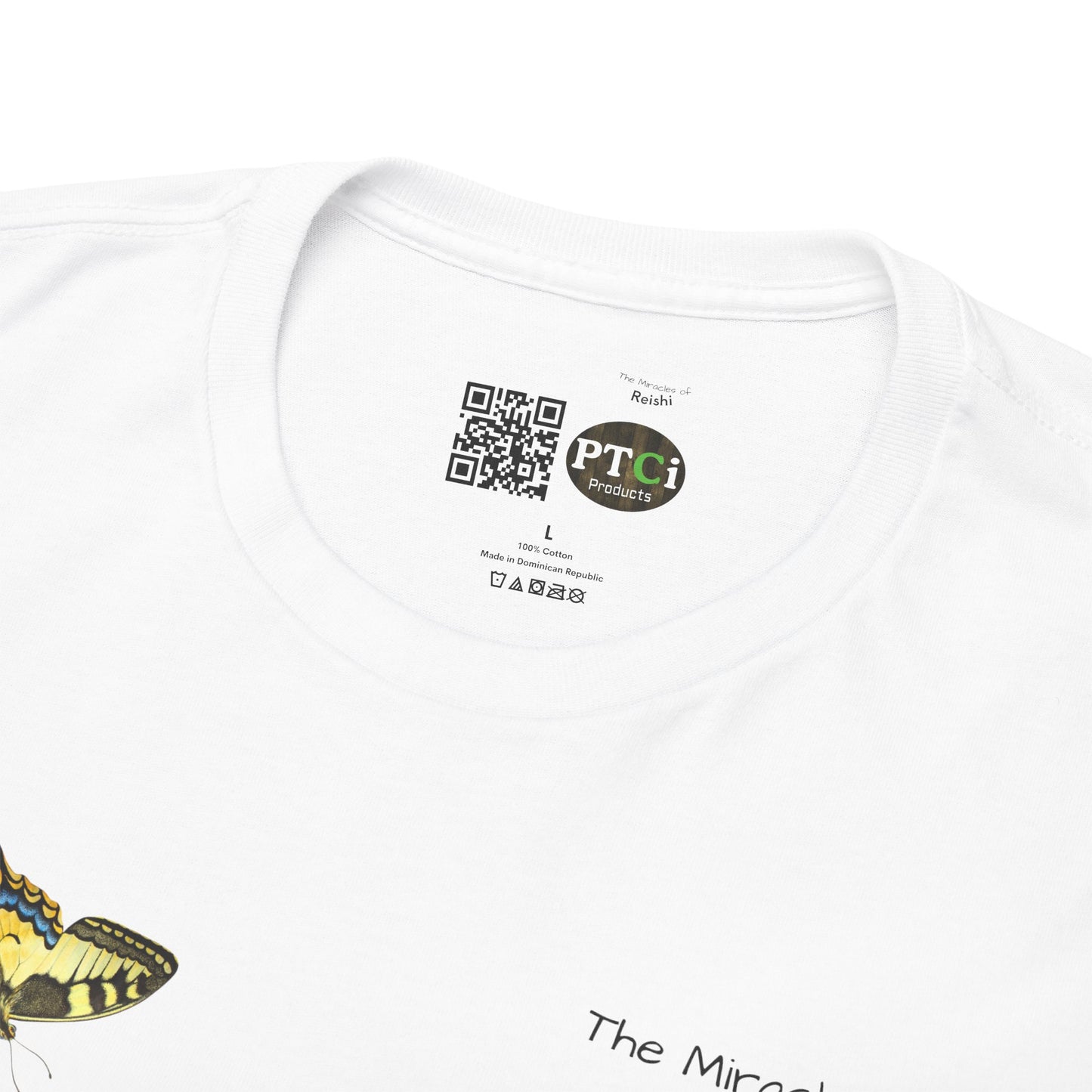 Reishi Mushroom Tee - The Miracles of Reishi Powder Unisex Heavy Cotton Shirt