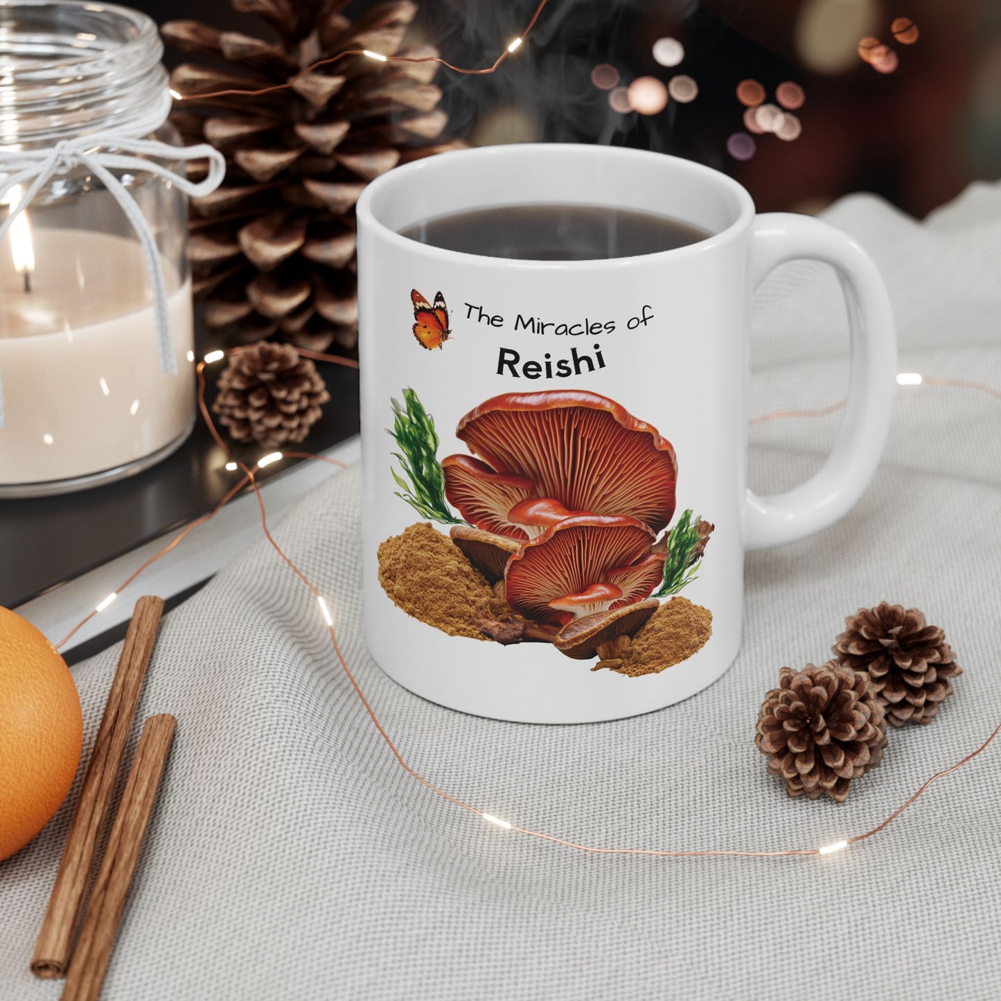 Reishi mug - Farm Fresh Ceramic Mug - Perfect for Coffee Lovers.