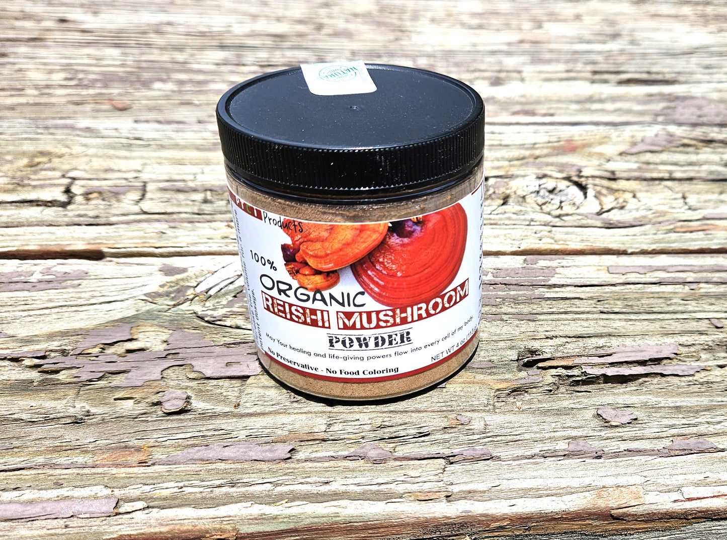100% REISHI MUSHROOM POWDER - 4oz