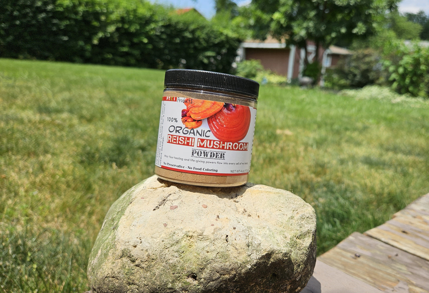 100% REISHI MUSHROOM POWDER - 4oz
