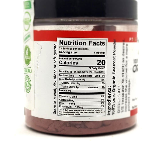100% ORGANIC BEET ROOT POWDER - 4 oz
