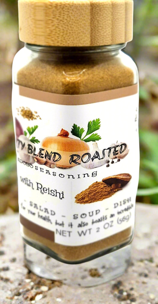 15 Hearty blend roasted adobo seasoning ( 2oz ) - With ORGANIC REISHI MUSHROOM