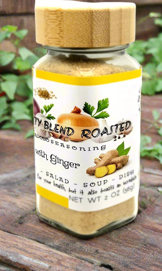 15 Hearty blend roasted adobo seasoning ( 2oz ) - With ORGANIC GINGER