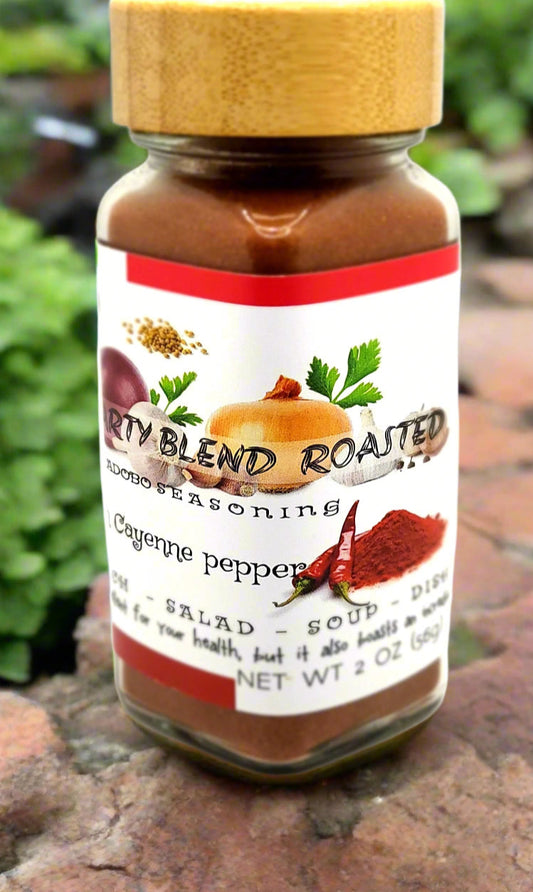 15 Hearty blend roasted adobo seasoning ( 2oz ) - With ORGANIC CAYENNE