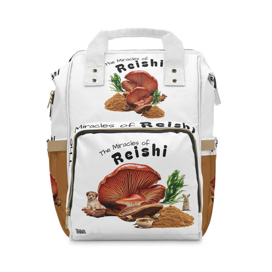 The Miracles of Reishi Powder Greenery Multifunctional Backpack