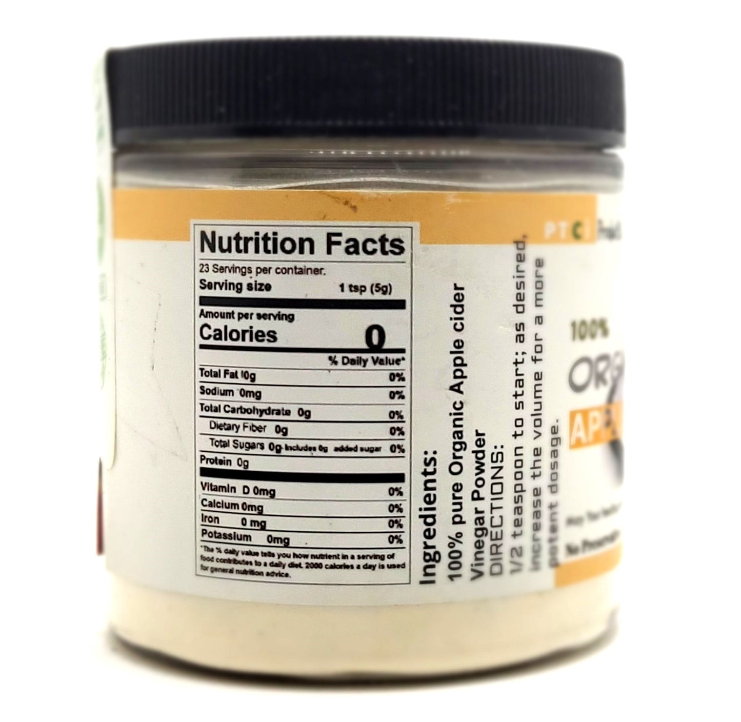 100% ORGANIC APPLE CIDER POWDER - 4 Ounce