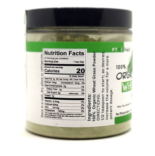 100% ORGANIC WHEAT GRASS POWDER - 4oz