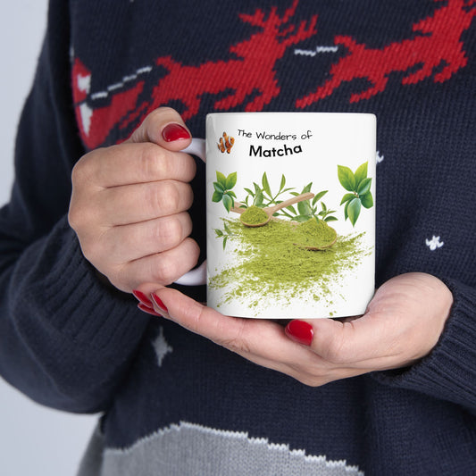 Matcha mug - Farm Fresh Ceramic Mug - Perfect for Coffee Lovers.