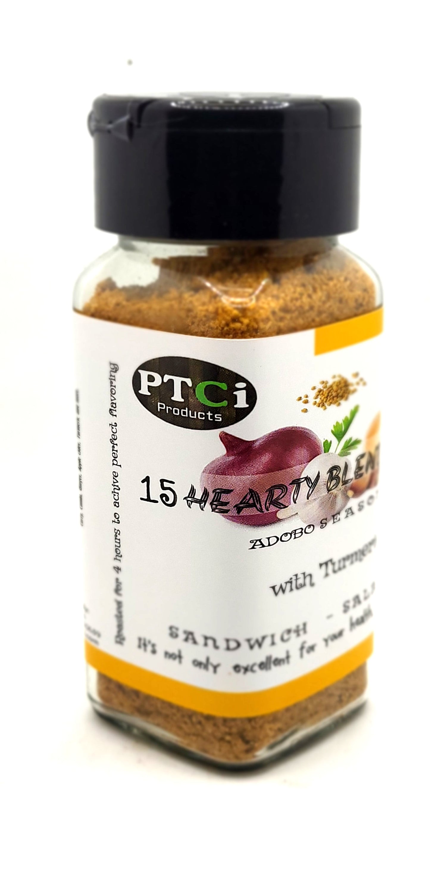 15 Hearty blend roasted adobo seasoning ( 2oz ) - With ORGANIC TURMERIC