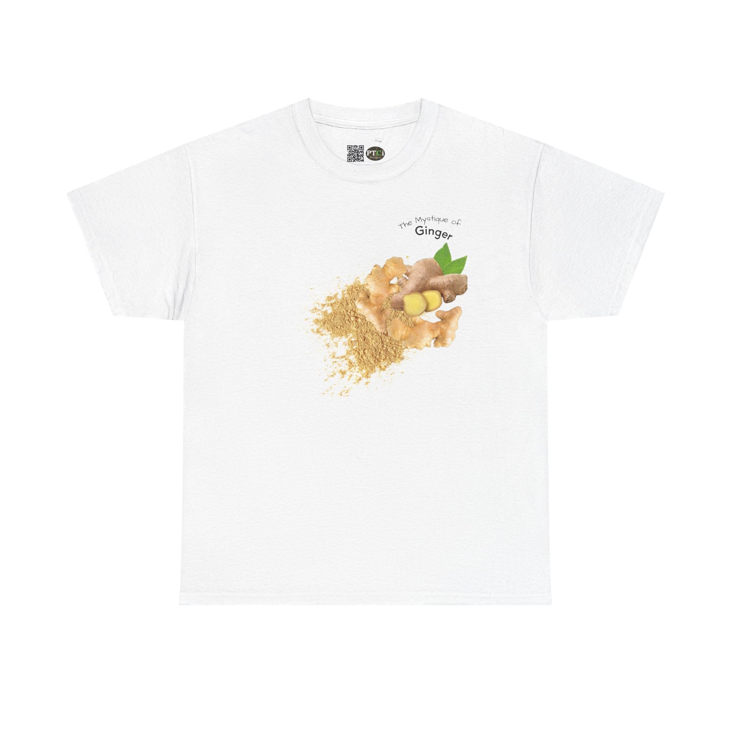 Ginger Tee ( Simple ) - The Mystique of Ginger Powder Unisex Heavy Cotton Shirt