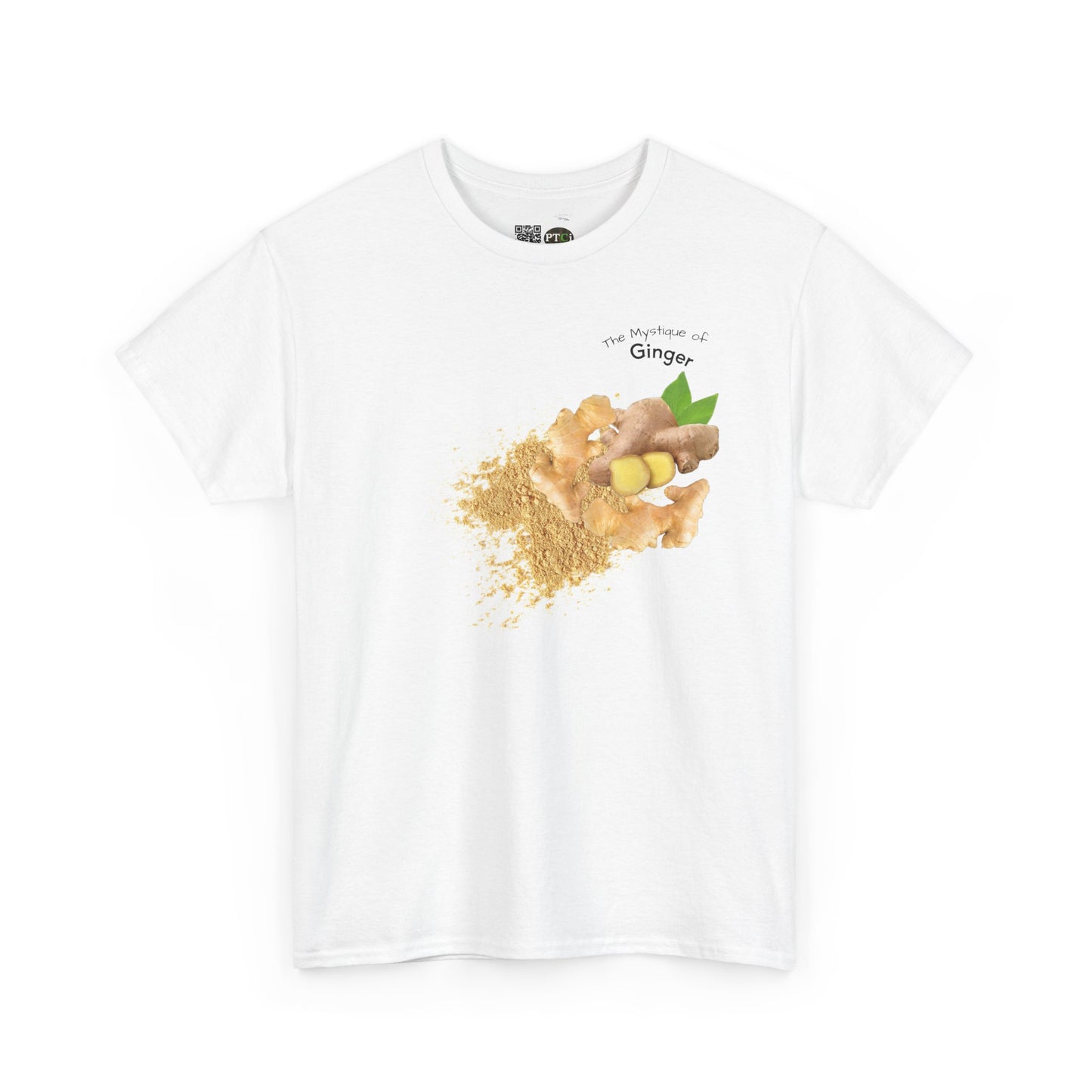 Ginger Tee ( Simple ) - The Mystique of Ginger Powder Unisex Heavy Cotton Shirt