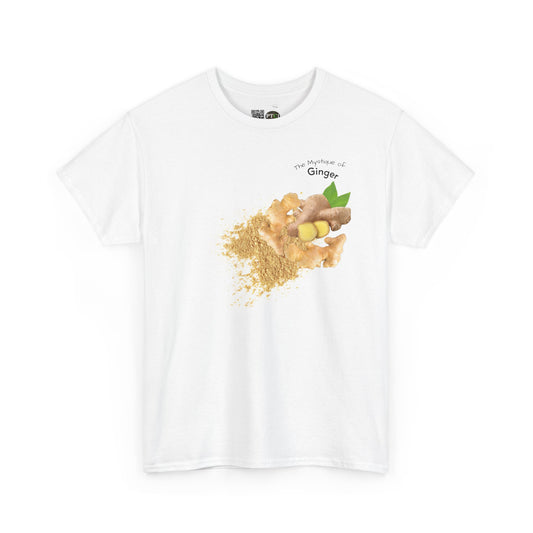 Ginger Tee ( Simple ) - The Mystique of Ginger Powder Unisex Heavy Cotton Shirt
