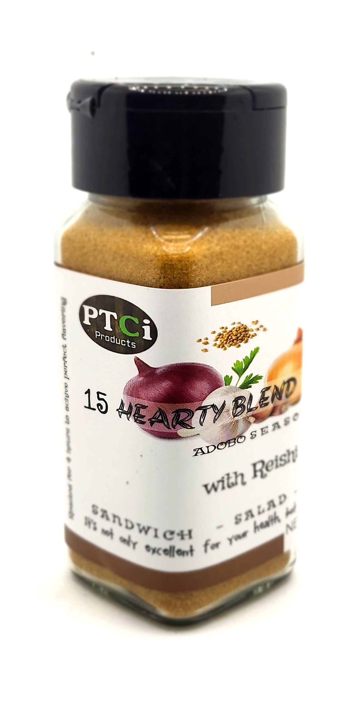 15 Hearty blend roasted adobo seasoning ( 2oz ) - With ORGANIC REISHI MUSHROOM