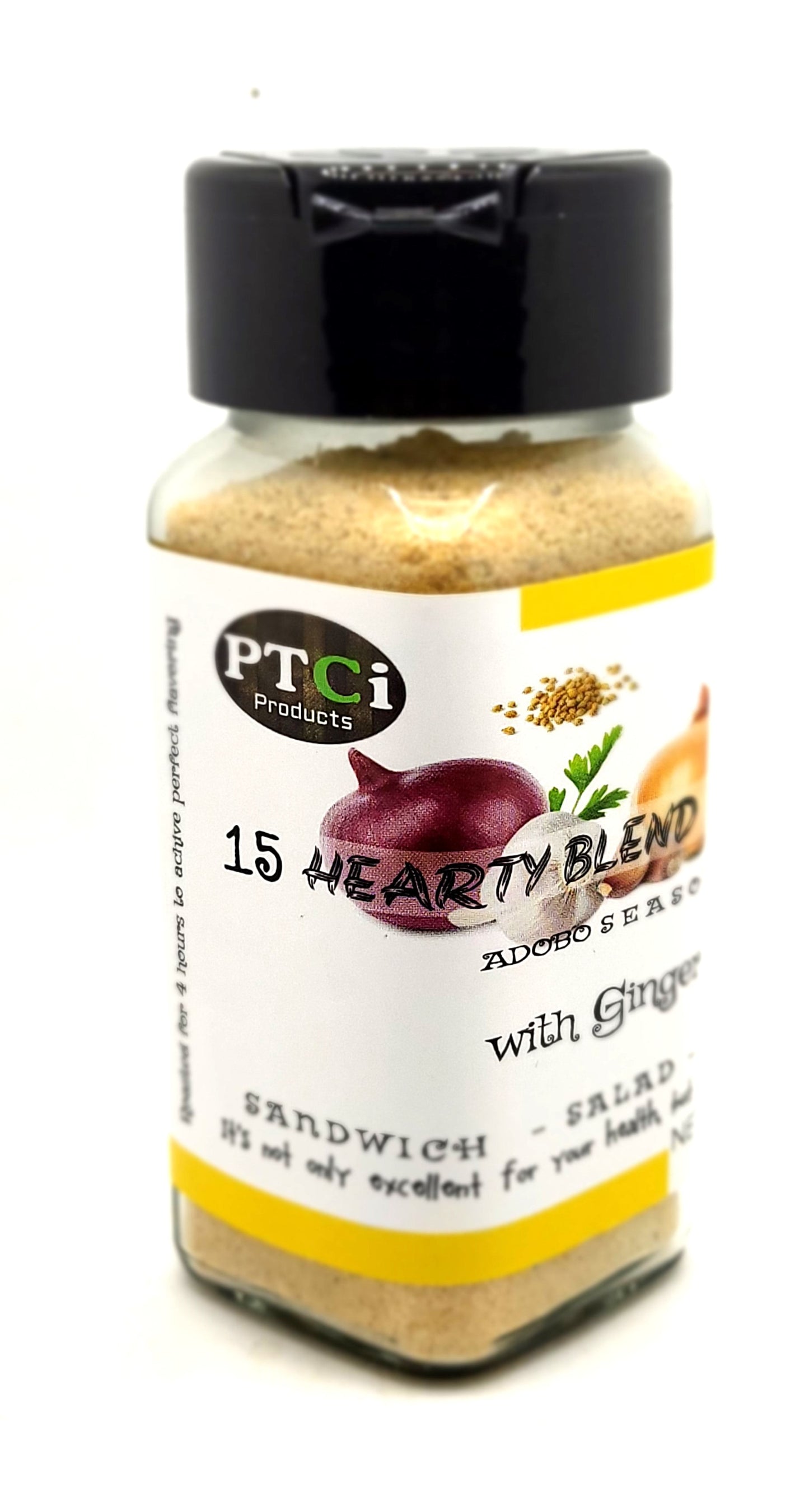 15 Hearty blend roasted adobo seasoning ( 2oz ) - With ORGANIC GINGER