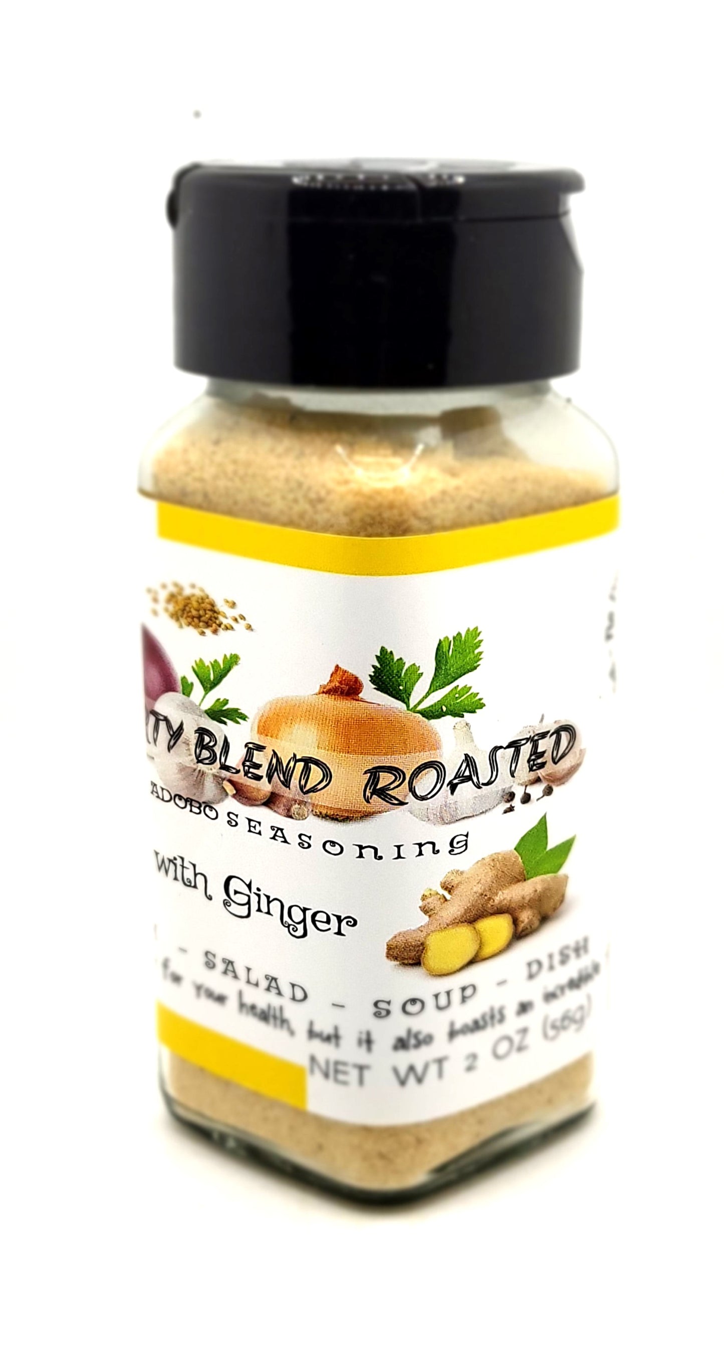 15 Hearty blend roasted adobo seasoning ( 2oz ) - With ORGANIC GINGER