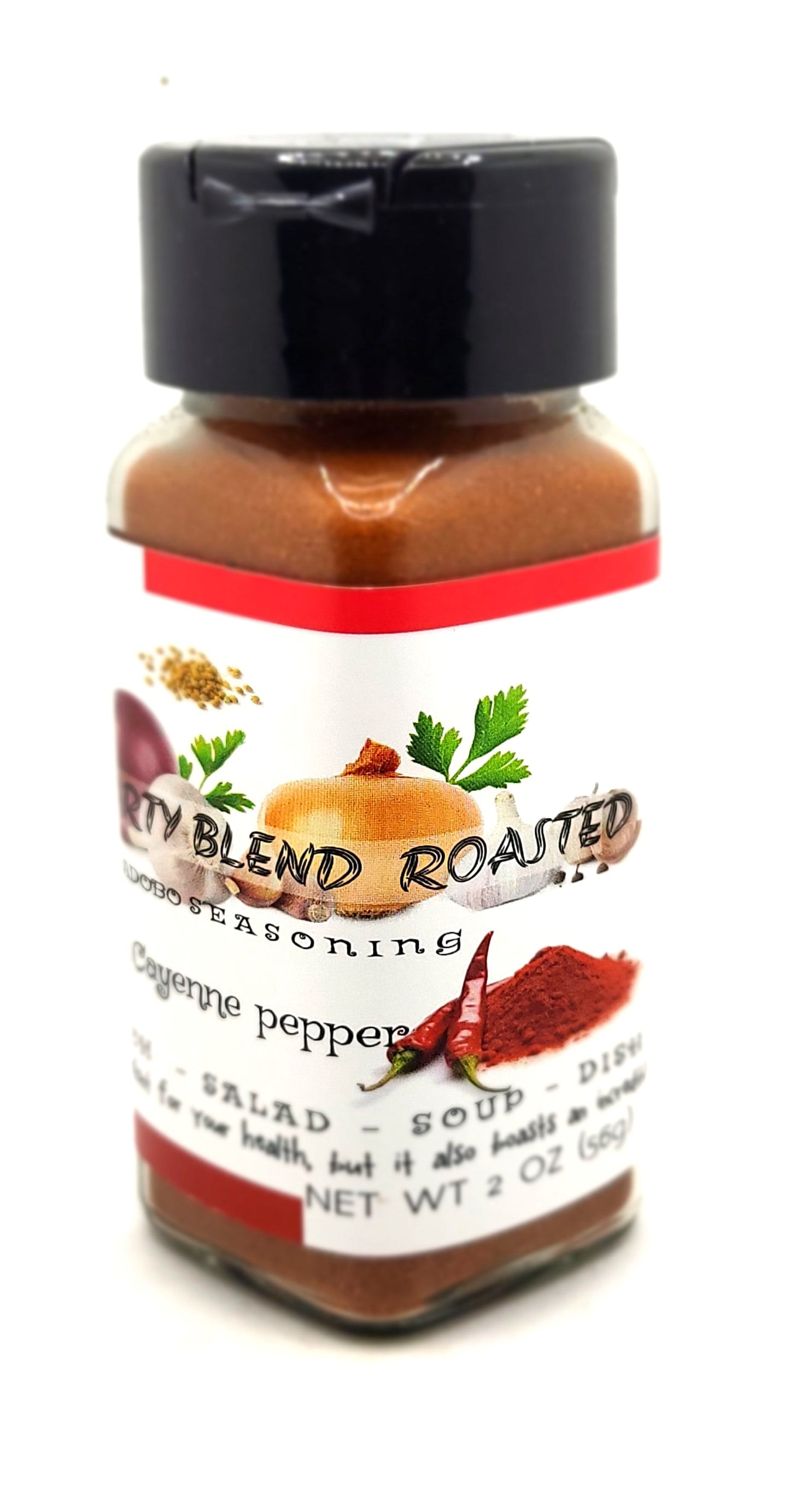 15 Hearty blend roasted adobo seasoning ( 2oz ) - With ORGANIC CAYENNE