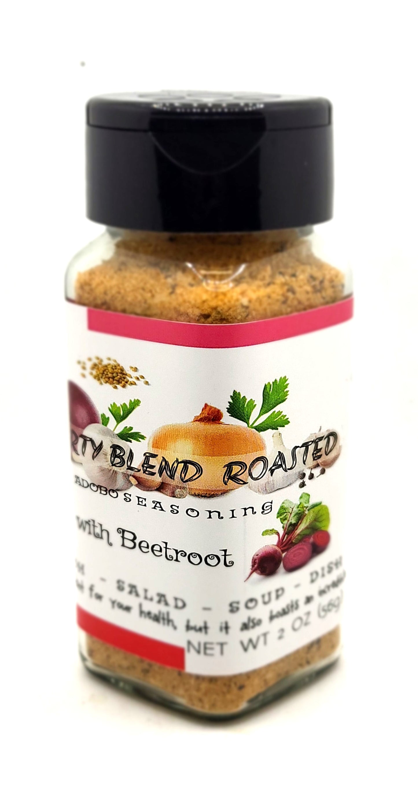 15 Hearty blend roasted adobo seasoning ( 2oz ) - With ORGANIC BEETROOT