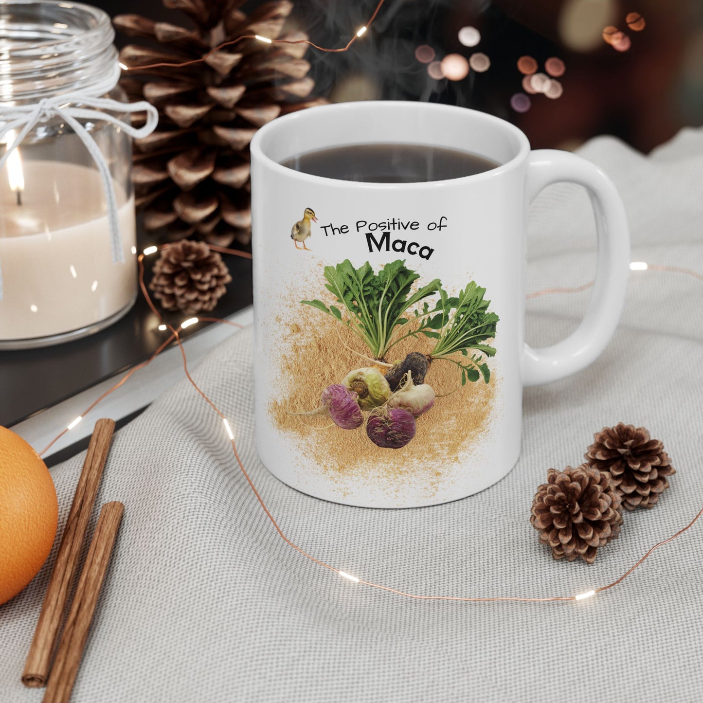 Maca mug - Farm Fresh Ceramic Mug - Perfect for Coffee Lovers.