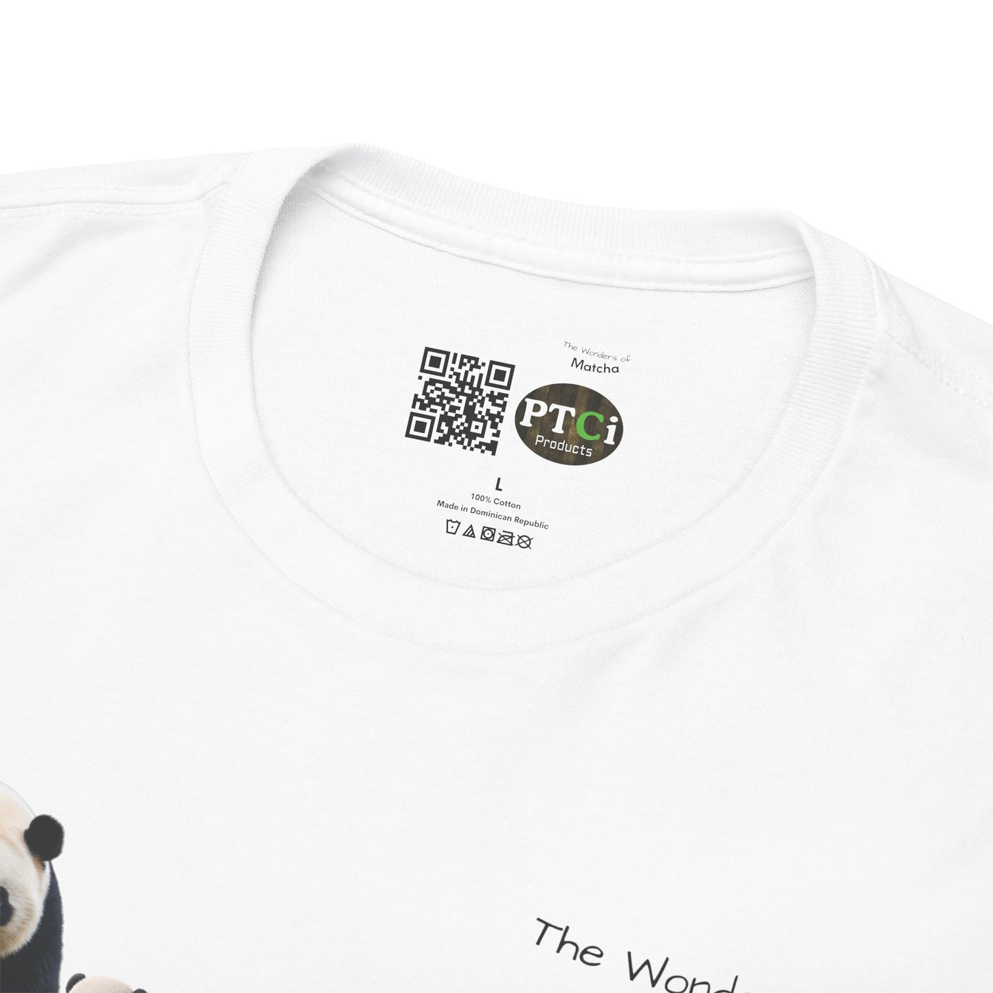 Matcha Tee - The Wonders of Matcha Powder Unisex Heavy Cotton Shirt