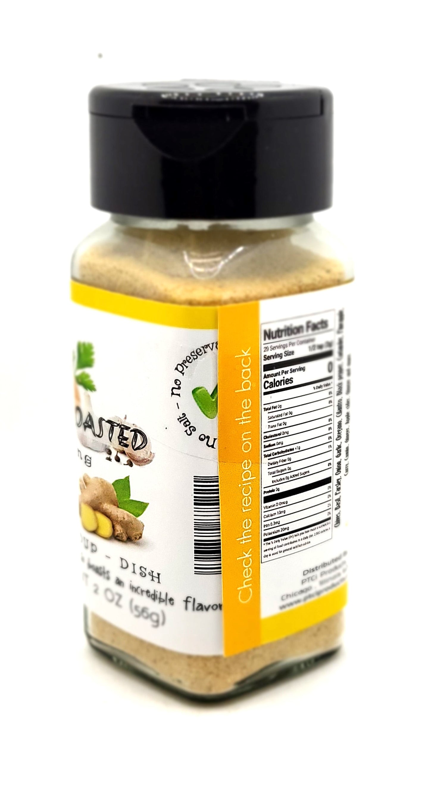 15 Hearty blend roasted adobo seasoning ( 2oz ) - With ORGANIC GINGER