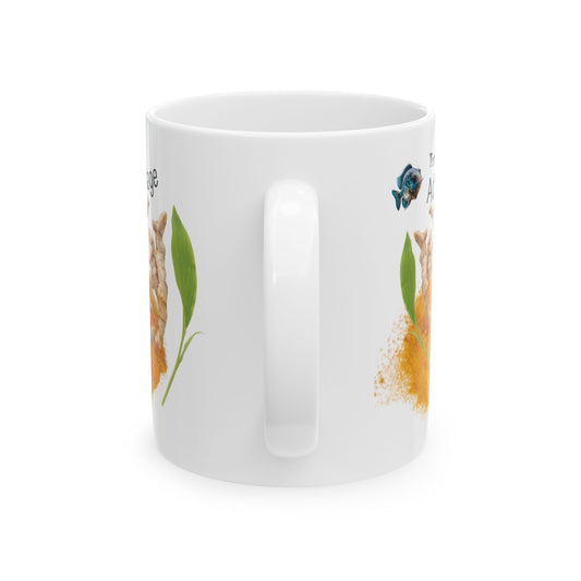 Turmeric mug - Farm Fresh Ceramic Mug - Perfect for Coffee Lovers.