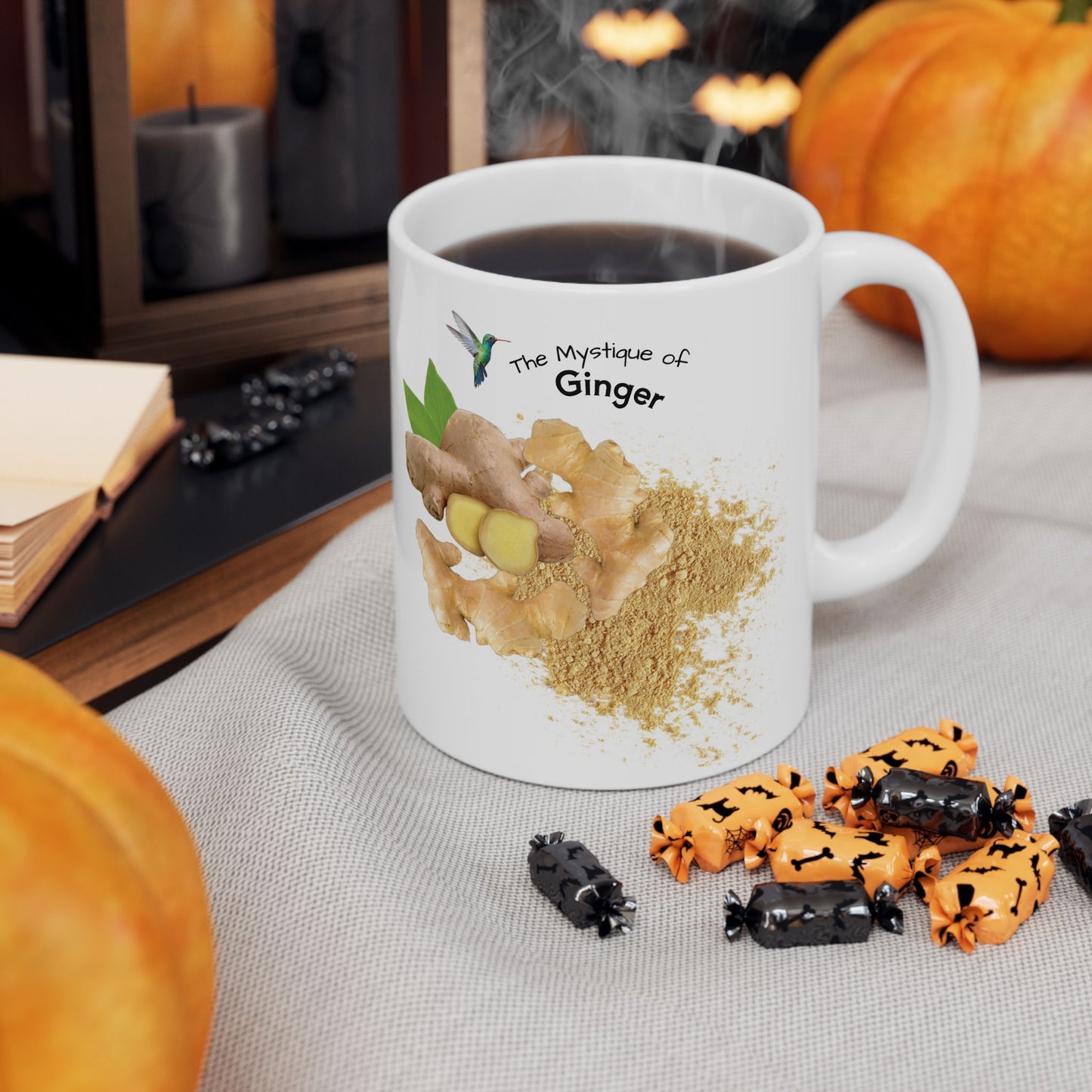 Ginger mug - Farm Fresh Ceramic Mug - Perfect for Coffee Lovers.