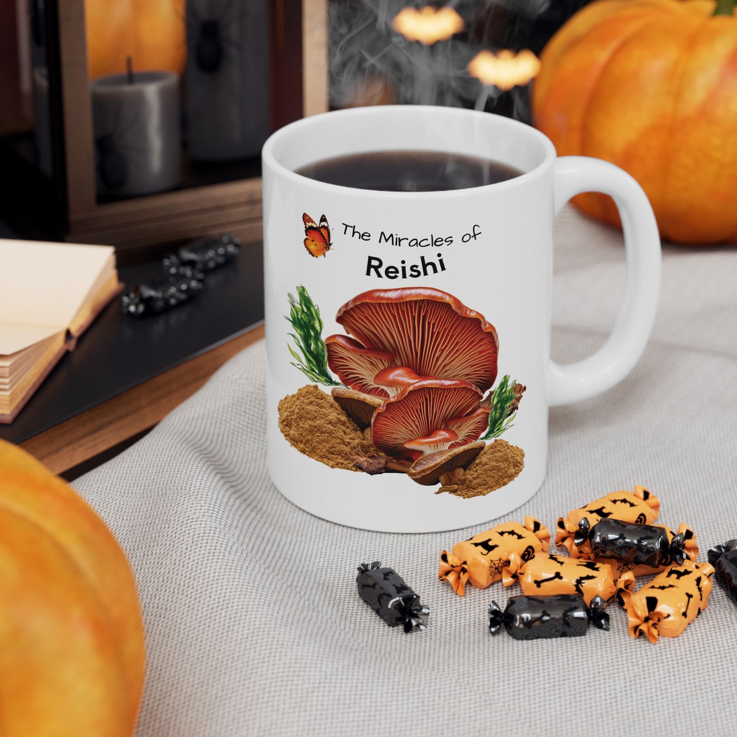 Reishi mug - Farm Fresh Ceramic Mug - Perfect for Coffee Lovers.
