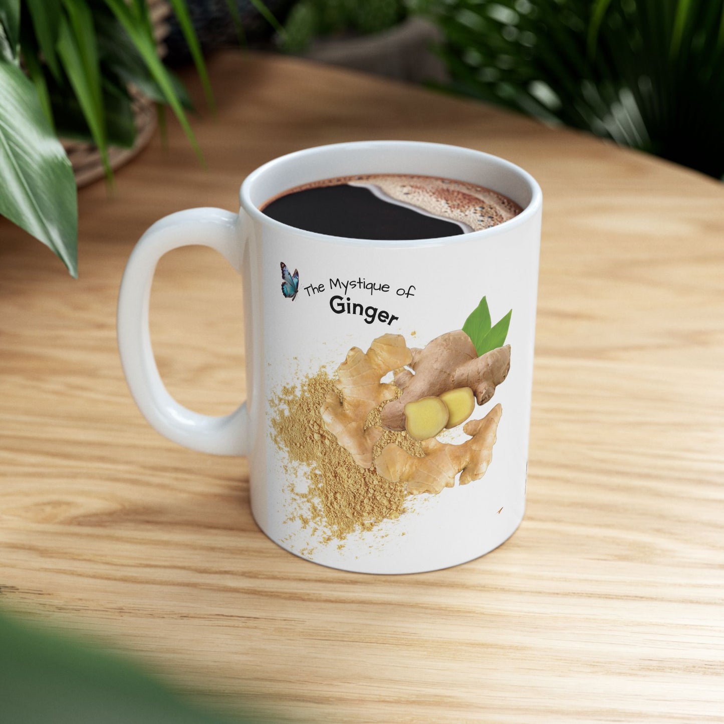 Ginger mug - Farm Fresh Ceramic Mug - Perfect for Coffee Lovers.