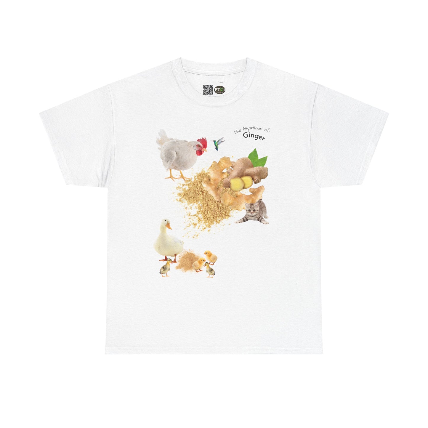 Ginger Tee - The Mystique of Ginger Powder Unisex Heavy Cotton Shirt