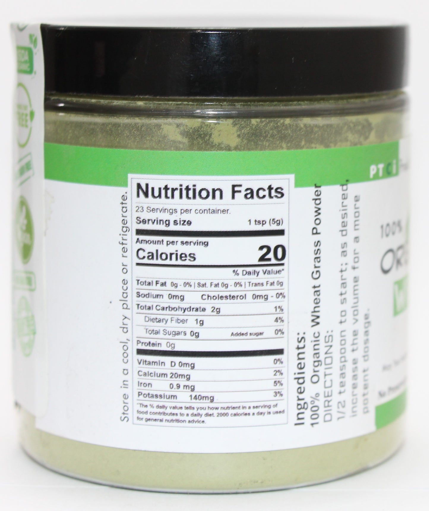 100% ORGANIC WHEAT GRASS POWDER - 4oz