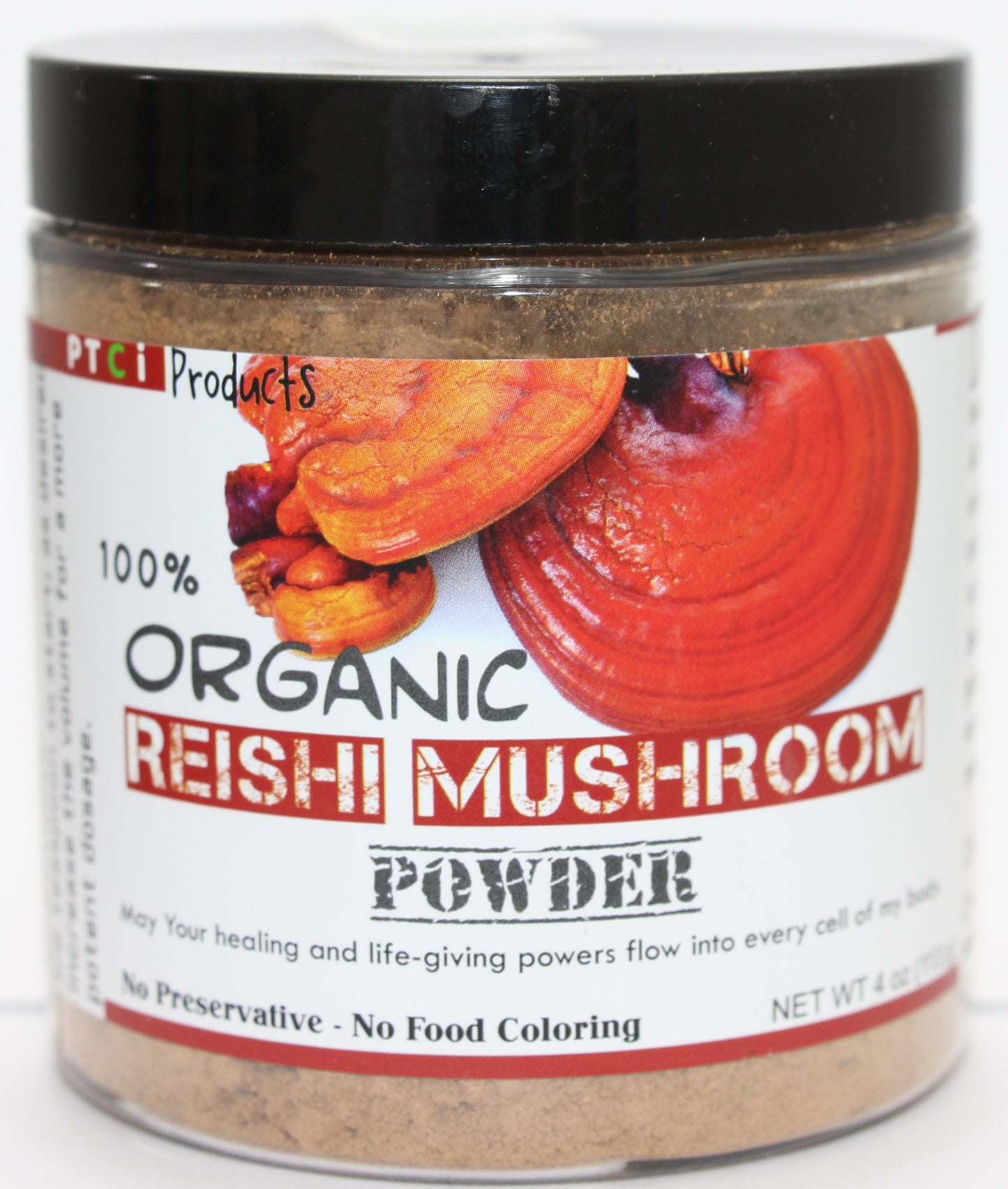 100% REISHI MUSHROOM POWDER - 4oz