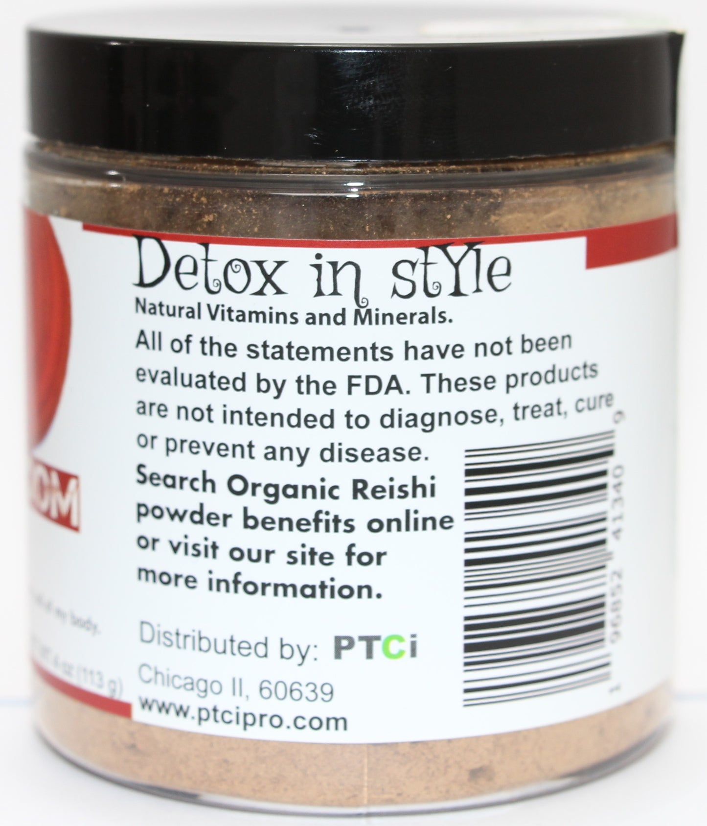 100% REISHI MUSHROOM POWDER - 4oz
