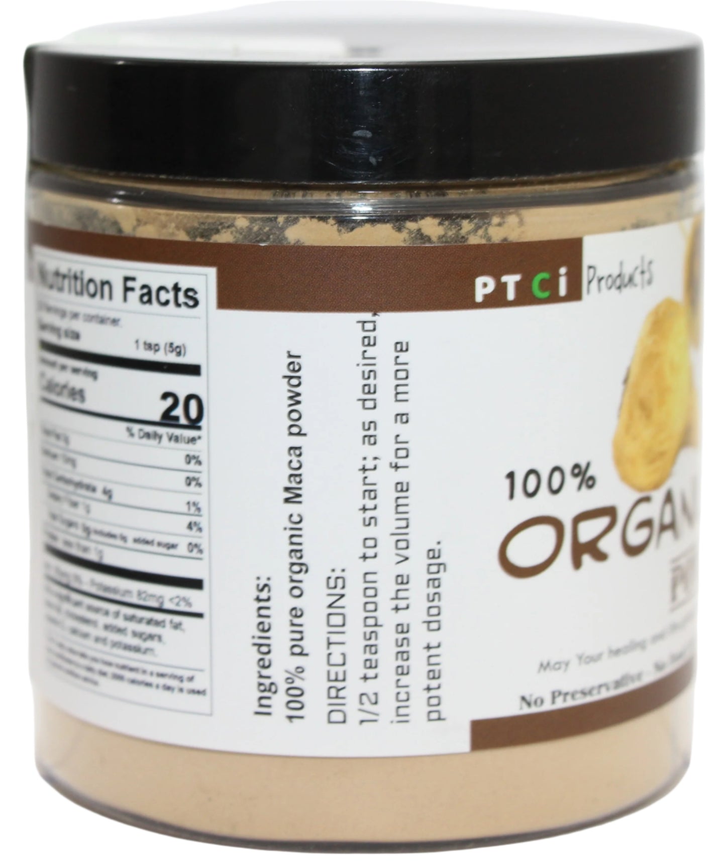 100% ORGANIC MACA POWDER - 4 oz