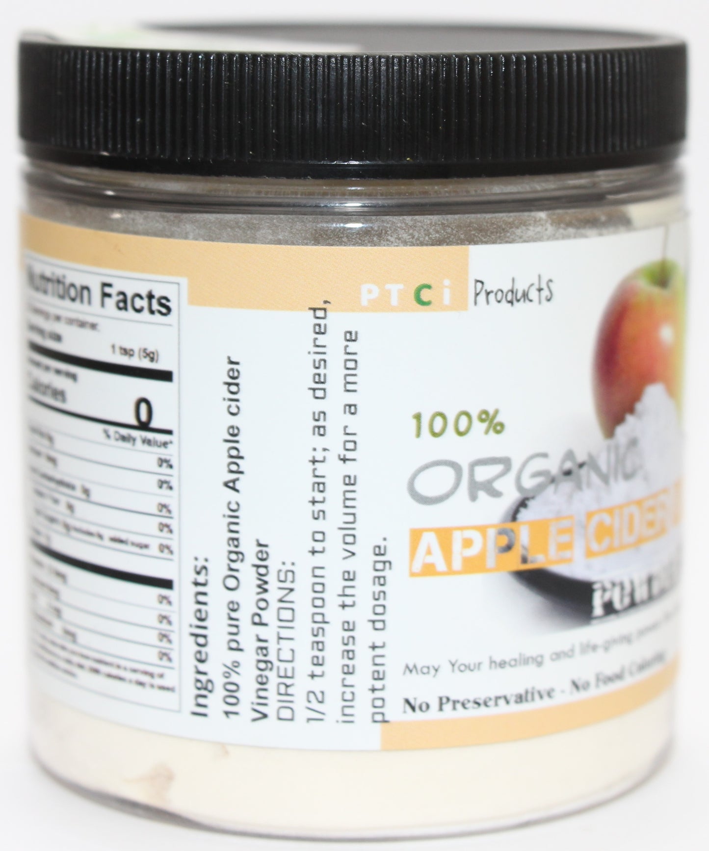 100% ORGANIC APPLE CIDER POWDER - 4 Ounce