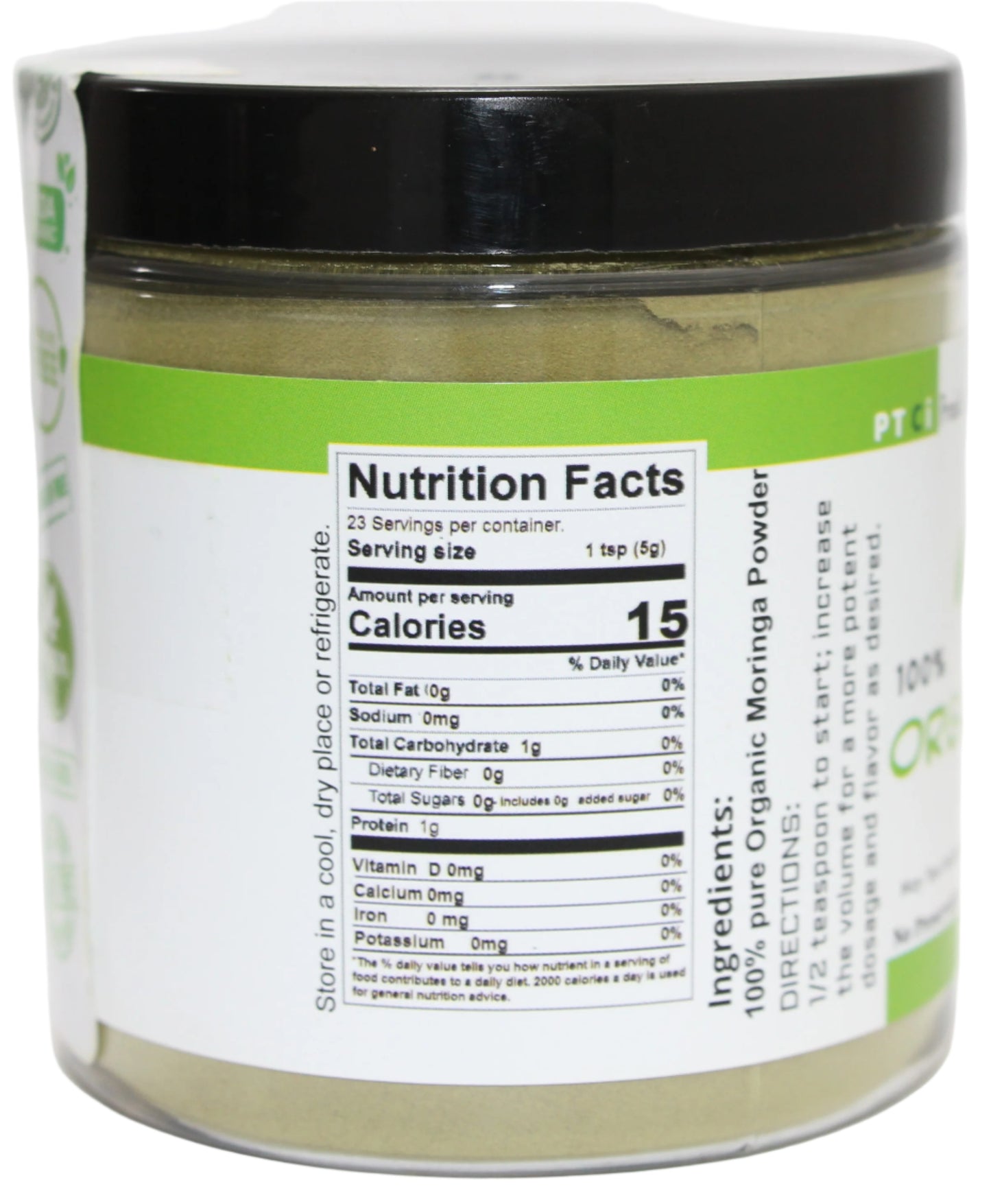 100% ORGANIC MORINGA POWDER - 4 oz