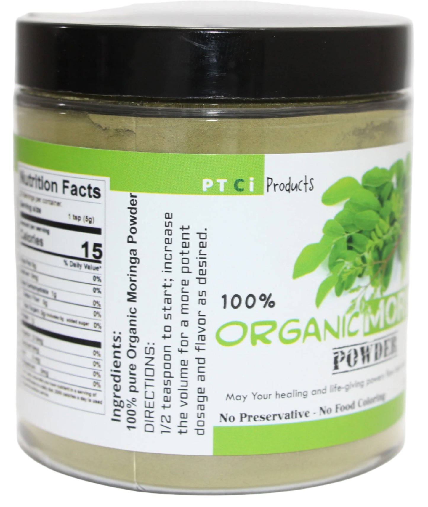 100% ORGANIC MORINGA POWDER - 4 oz