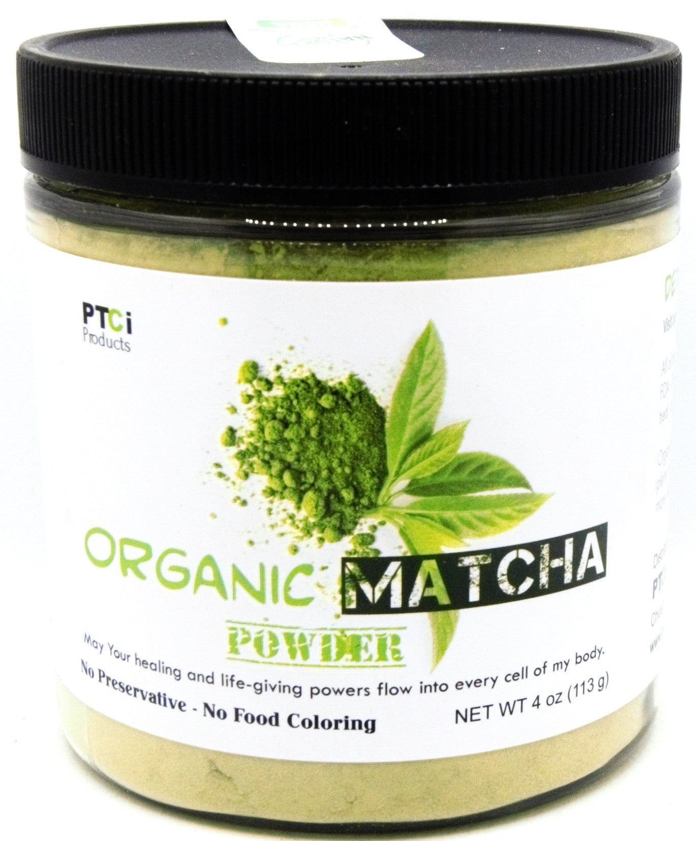 100% ORGANIC MATCHA POWDER - 4 oz
