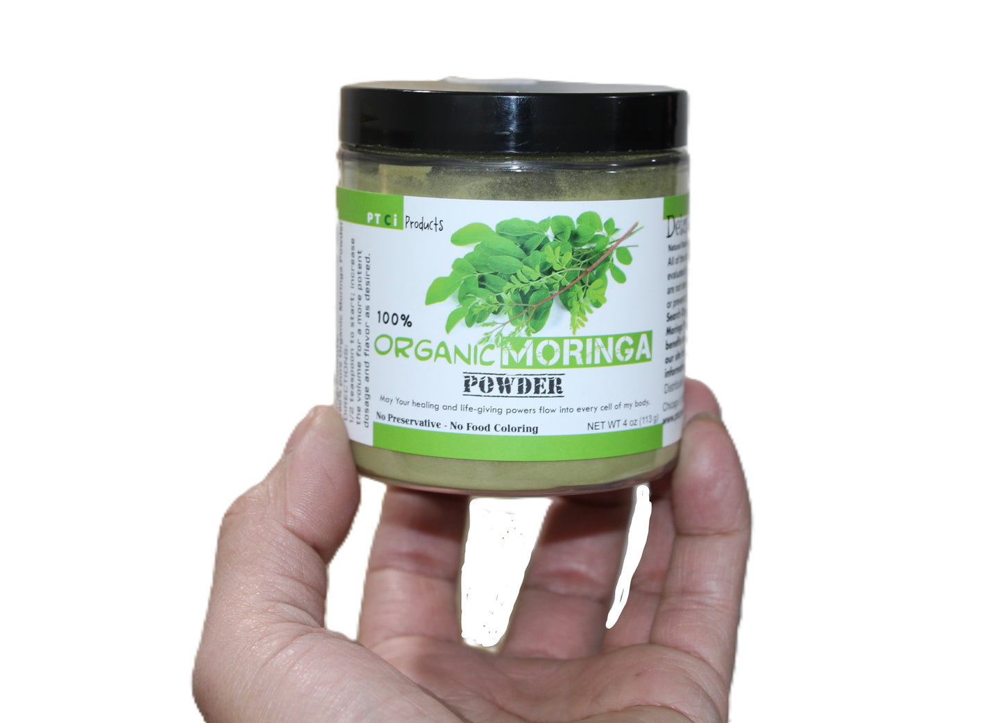 100% ORGANIC MORINGA POWDER - 4 oz