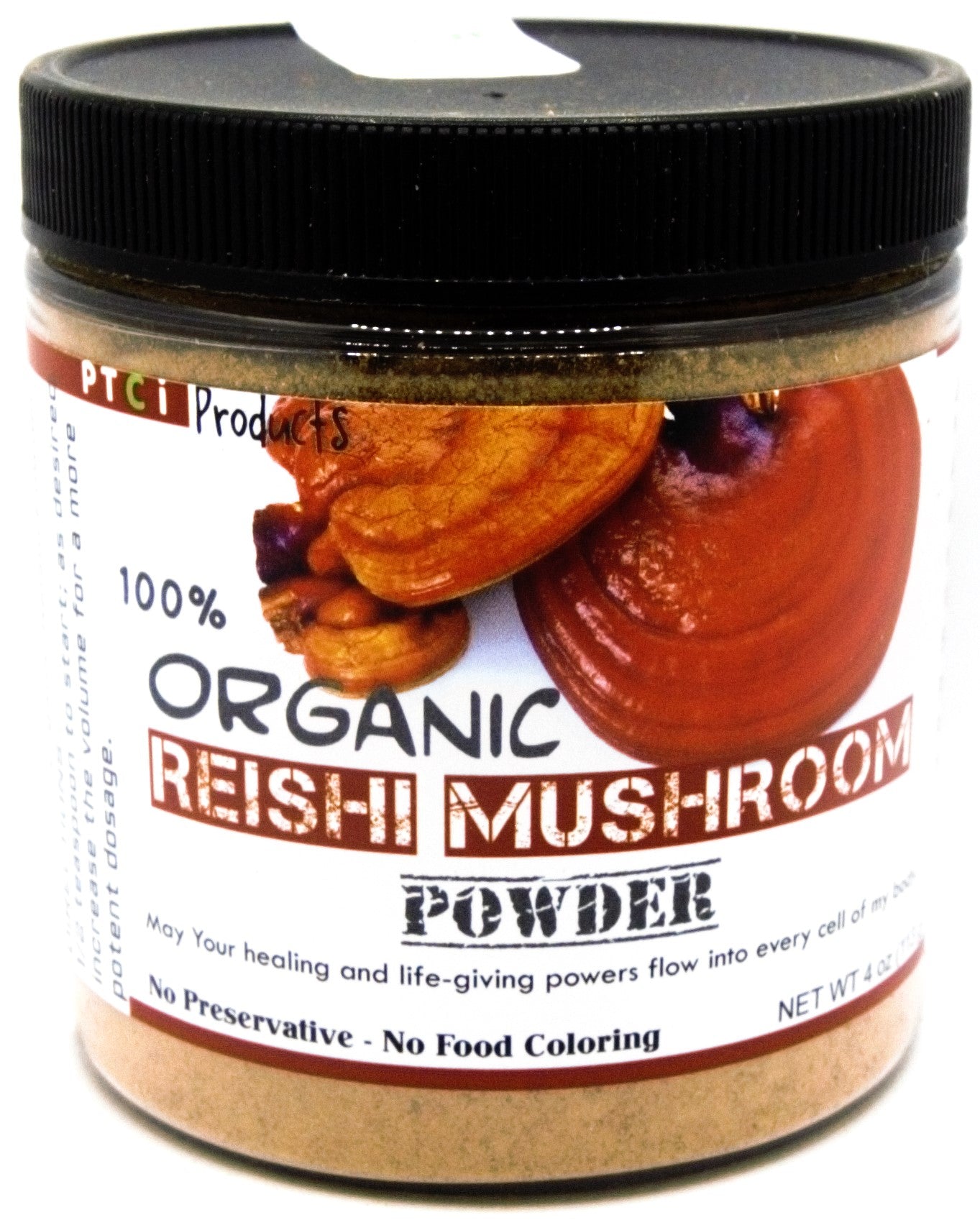 100% REISHI MUSHROOM POWDER - 4oz